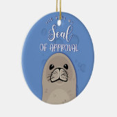 Décoration En Céramique vous avez mon sceau d'approbation Noël (Droite)