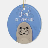 Décoration En Céramique vous avez mon sceau d'approbation Noël (Gauche)