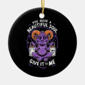 Décoration En Céramique Vous avez une belle âme Satanic Baphomet (Devant)