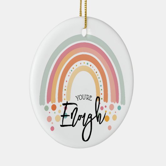 Décoration En Céramique vous êtes assez positif cadeau d'affirmation (Droite)