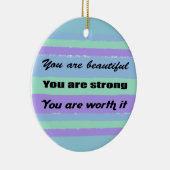 Décoration En Céramique Vous êtes Belle (Droite)