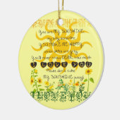 Décoration En Céramique Vous êtes mon soleil… (Gauche)