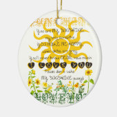 Décoration En Céramique Vous êtes mon soleil (Gauche)