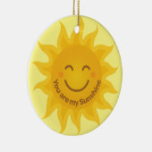 Décoration En Céramique "Vous êtes Mon Soleil !" Aquarelle de citation d'a (Droite)