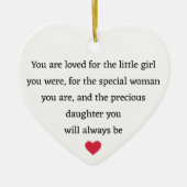 Décoration En Céramique Vous Êtes Une Fille Amoureuse (Devant)