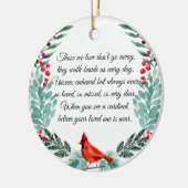 Décoration En Céramique Vous Manquez Mémorial Cardinal Green (Gauche)