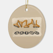 Décoration En Céramique Vowels AEIOU (Gauche)