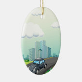 Décoration En Céramique Voyage par la route (Droite)