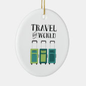 Décoration En Céramique Voyager dans le monde (Droite)