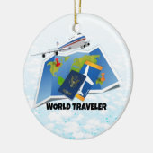 Décoration En Céramique Voyageur mondial (Gauche)
