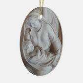 Décoration En Céramique Vraie Raison Pour L'Ornement De Noël (Gauche)