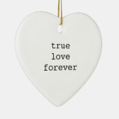 Décoration En Céramique Vraiment amour pour toujours vos initiales Valenti (Droite)