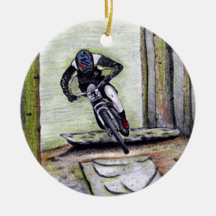 Décoration En Céramique VTT Llandegla mtb bmx