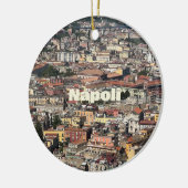 Décoration En Céramique Vue de Naples, Italie (Gauche)