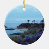 Décoration En Céramique Vue de plage de la Californie (Dos)