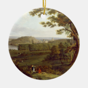 Décoration En Céramique Vue T31507 de au nord-ouest du château Howard,