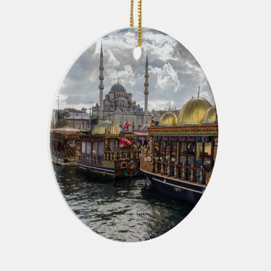 Décoration En Céramique Vue vers Istanbul (Turquie) (Droite)