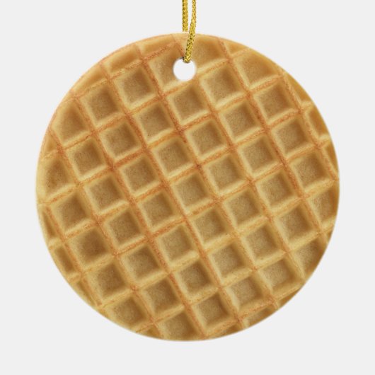 Décoration En Céramique Waffle (Devant)