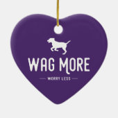 Décoration En Céramique Wag Plus Inquiète Moins (Dos)