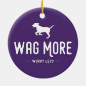 Décoration En Céramique Wag Plus Inquiète Moins (Dos)