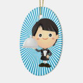 Décoration En Céramique Waiter - Waitor - SRF (Gauche)