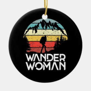 Décoration En Céramique Wander Woman Randonnée