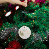 Décoration En Céramique Warm Winter Still Ornament