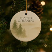 Décoration En Céramique Warm Winter Still Ornament