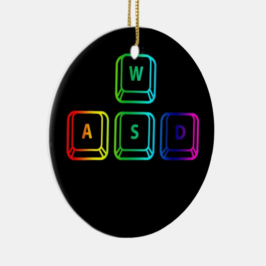 Décoration En Céramique WASD Keyboard (Droite)