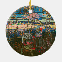 Wassily Kandinsky Le Couple à Cheval Art Russe