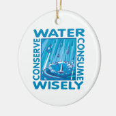 Décoration En Céramique Water Conservation (Gauche)