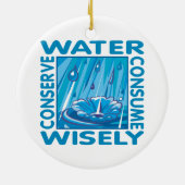 Décoration En Céramique Water Conservation (Dos)