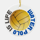 Décoration En Céramique Water Polo est la vie (Devant)