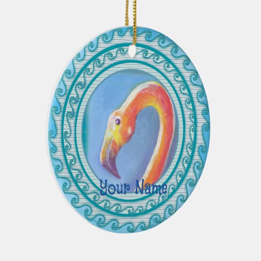 Décoration En Céramique Wavy Flamingo  (Droite)