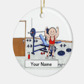 Décoration En Céramique Weightlifter - Homme (Gauche)