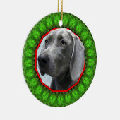 Décoration En Céramique Weimaraner Howliday heureux (Droite)