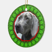 Décoration En Céramique Weimaraner Howliday heureux (Gauche)