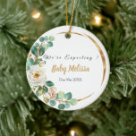 Décoration En Céramique We're Expecting Parents Ornament<br><div class="desc">We're Expecting Parents Ornament</div>
