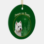 Décoration En Céramique West Highland White Terrier Peace (Droite)