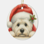 Décoration En Céramique Westie mignon (Gauche)