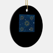 Décoration En Céramique Whimsigoth Night Sky Sun Moon Witchy Classic Desig (Droite)