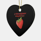 Décoration En Céramique Whisperer aux fraises (Gauche)