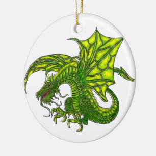 Décoration En Céramique Wiccan Dragon 2