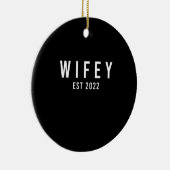 Décoration En Céramique Wifey Est 2022 Future Mariée Enterrement de Vie de (Droite)