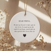 Décoration En Céramique Will You Be My Godmother Photo Proposal