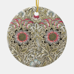 Décoration En Céramique William Morris Corncockle Floral Vintage