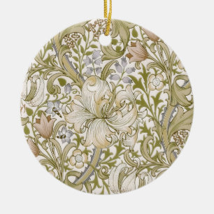 Décoration En Céramique William Morris Jardin Fleur de Lys Classique