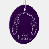 Décoration En Céramique Willow Ornament (Paw Prints) (Droite)