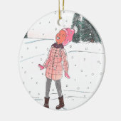 Décoration En Céramique Winter  Bliss (Gauche)