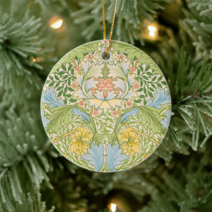 Décoration En Céramique Wm Morris Myrtle Floral Art Nouveau Pastel